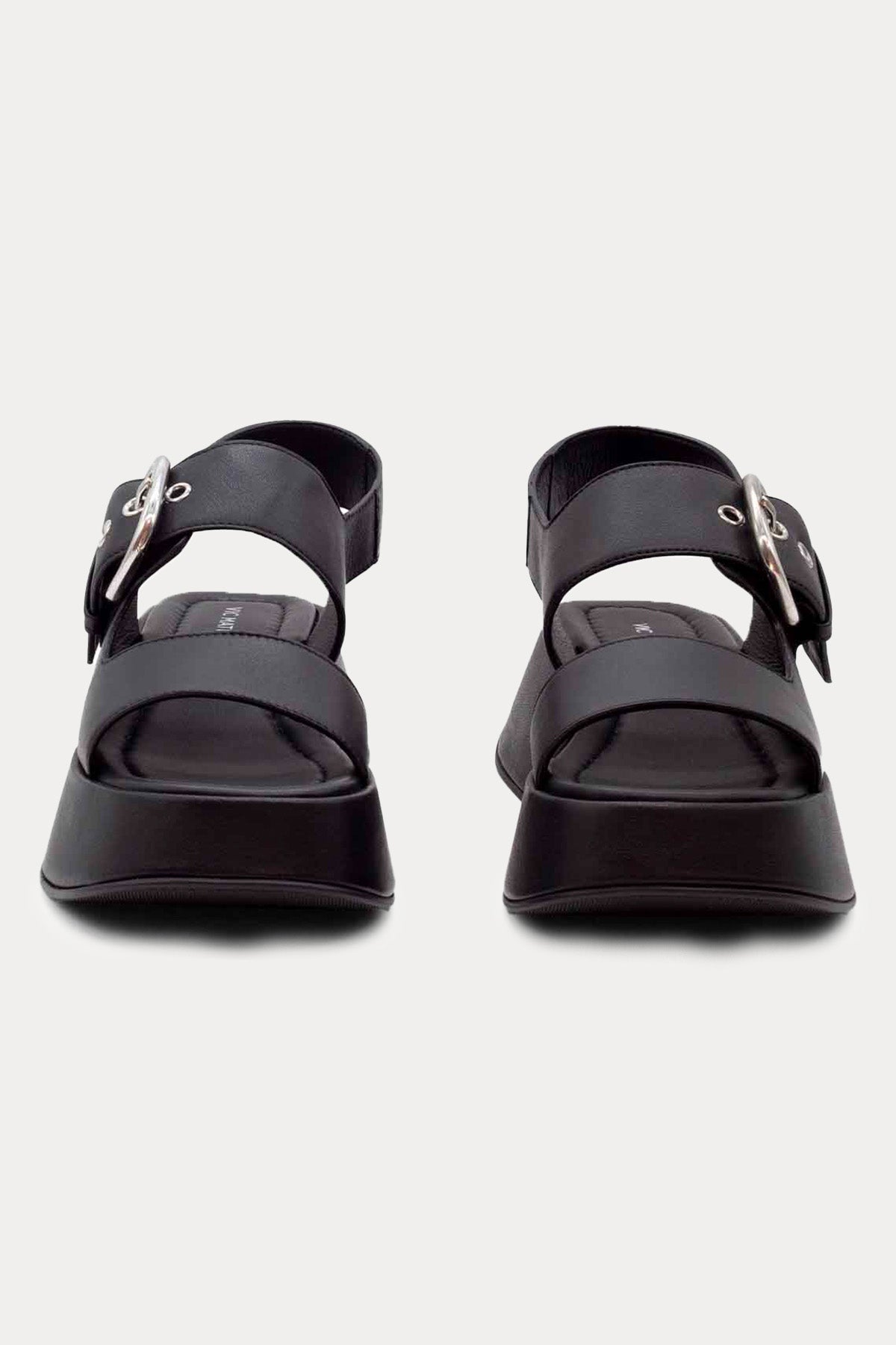 Vic Matie Küt Burunlu Deri Sandalet