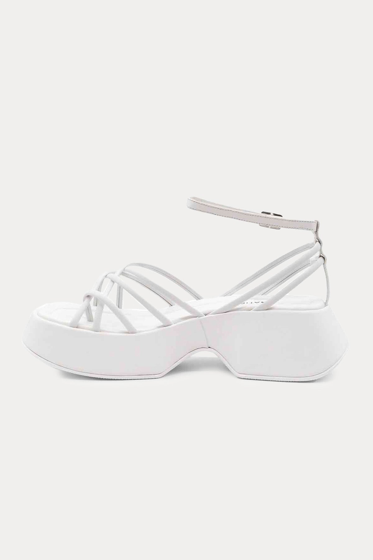 Vic Matie Küt Burunlu Deri Sandalet