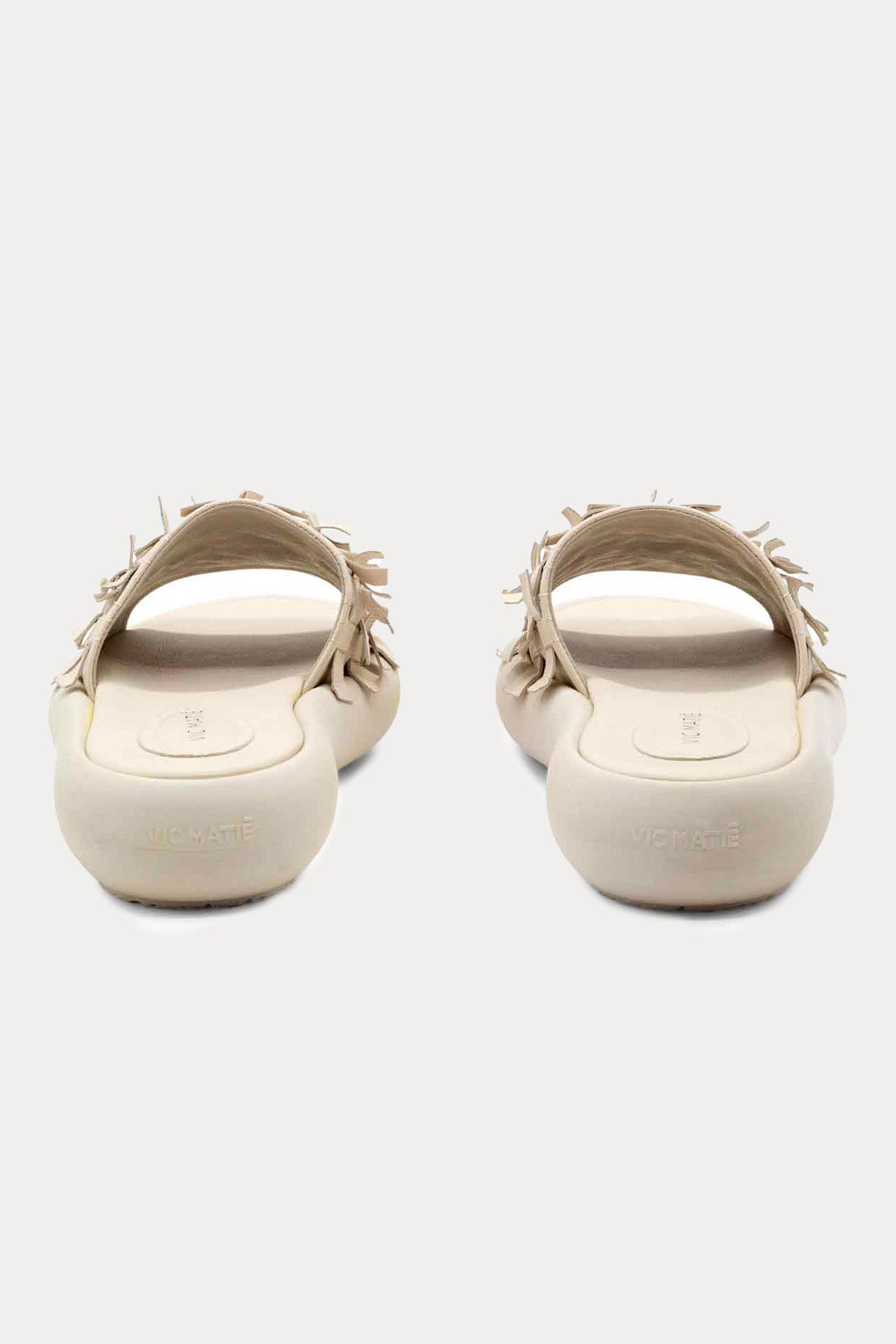 Vic Matie Örgü Deri Terlik