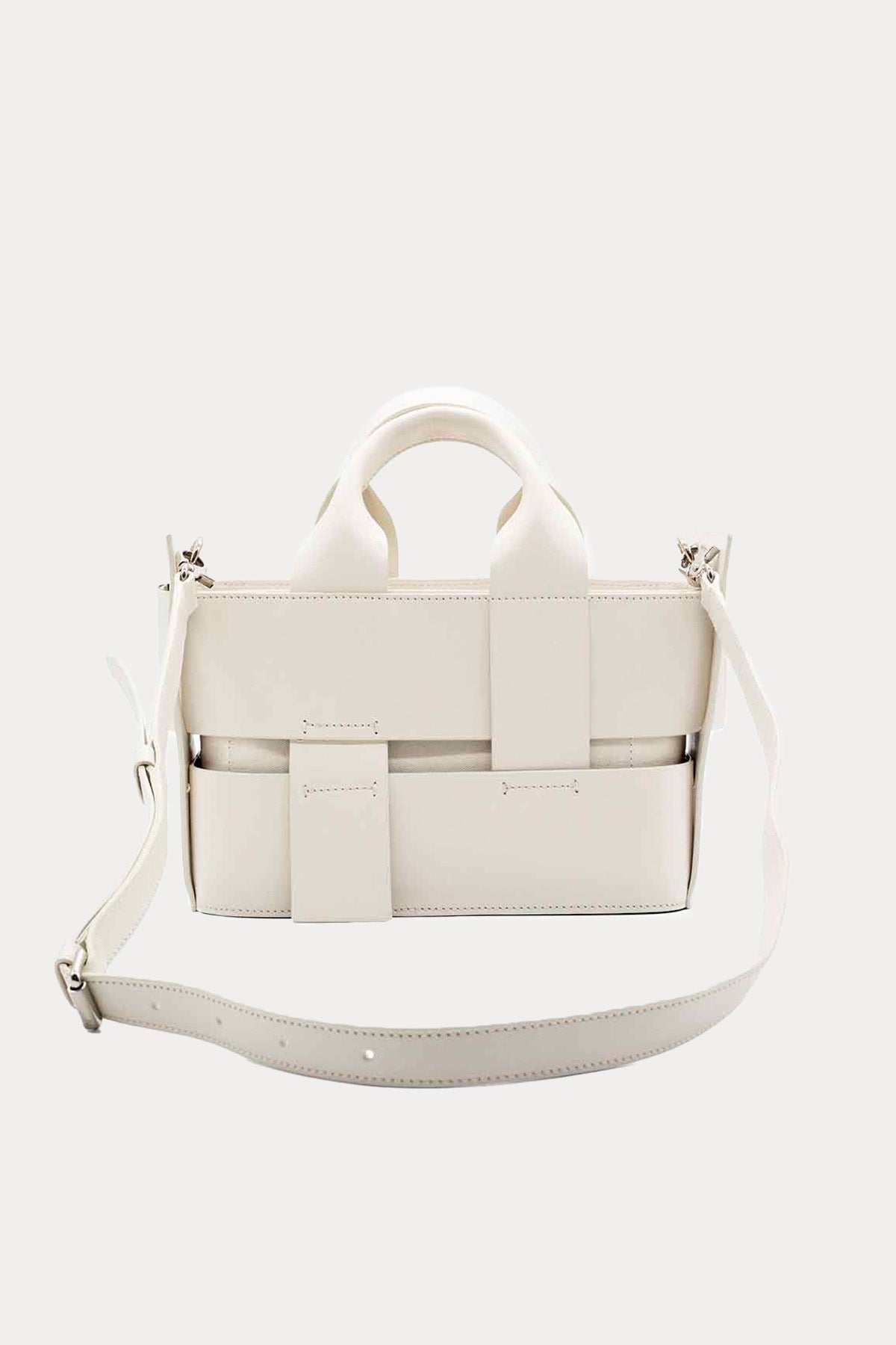 Vic Matie Kanvas Kumaş Torbalı Deri Çanta