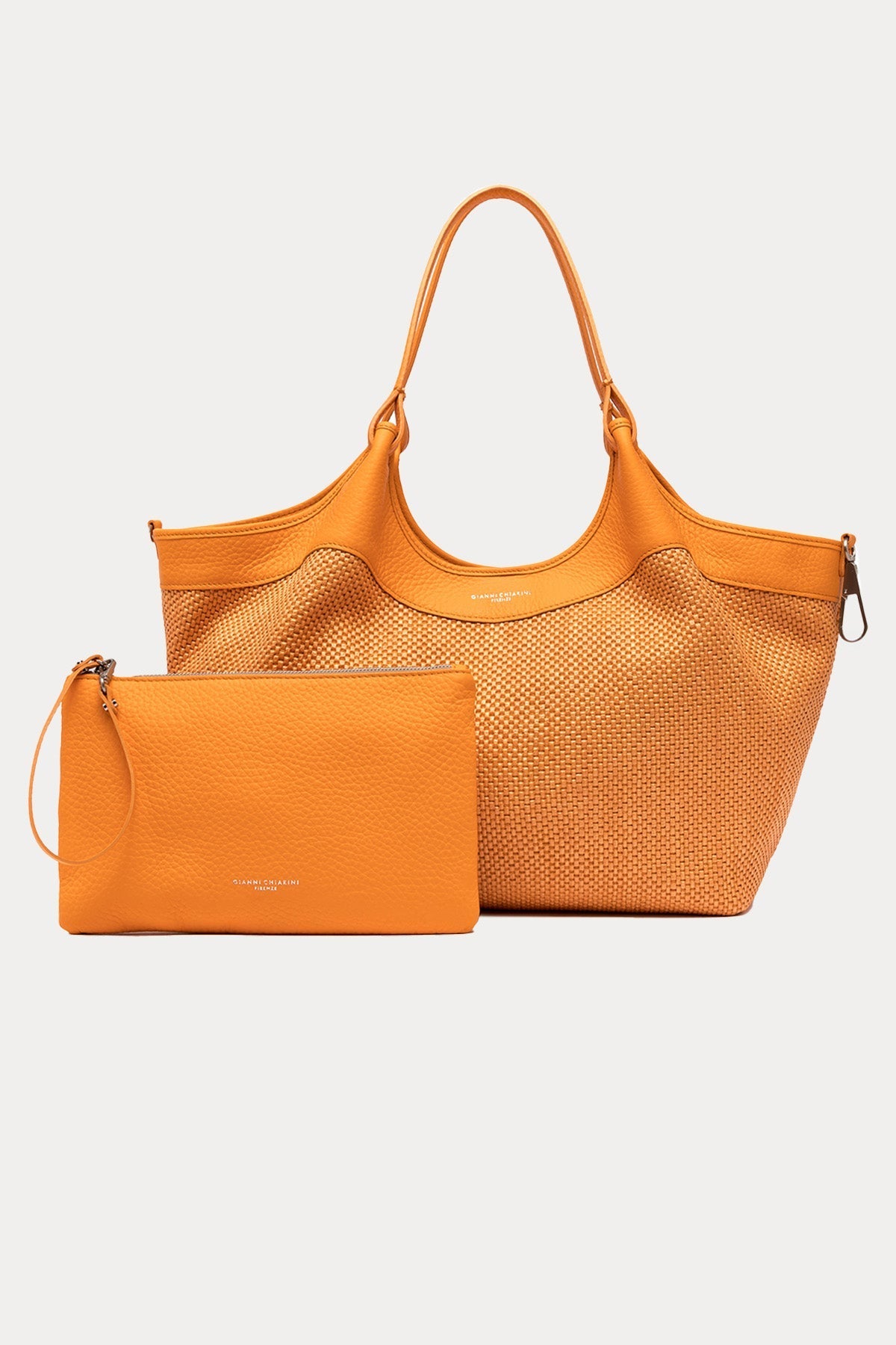 Gianni Chiarini Dua Rafya Örgü Shopping Bag Çanta