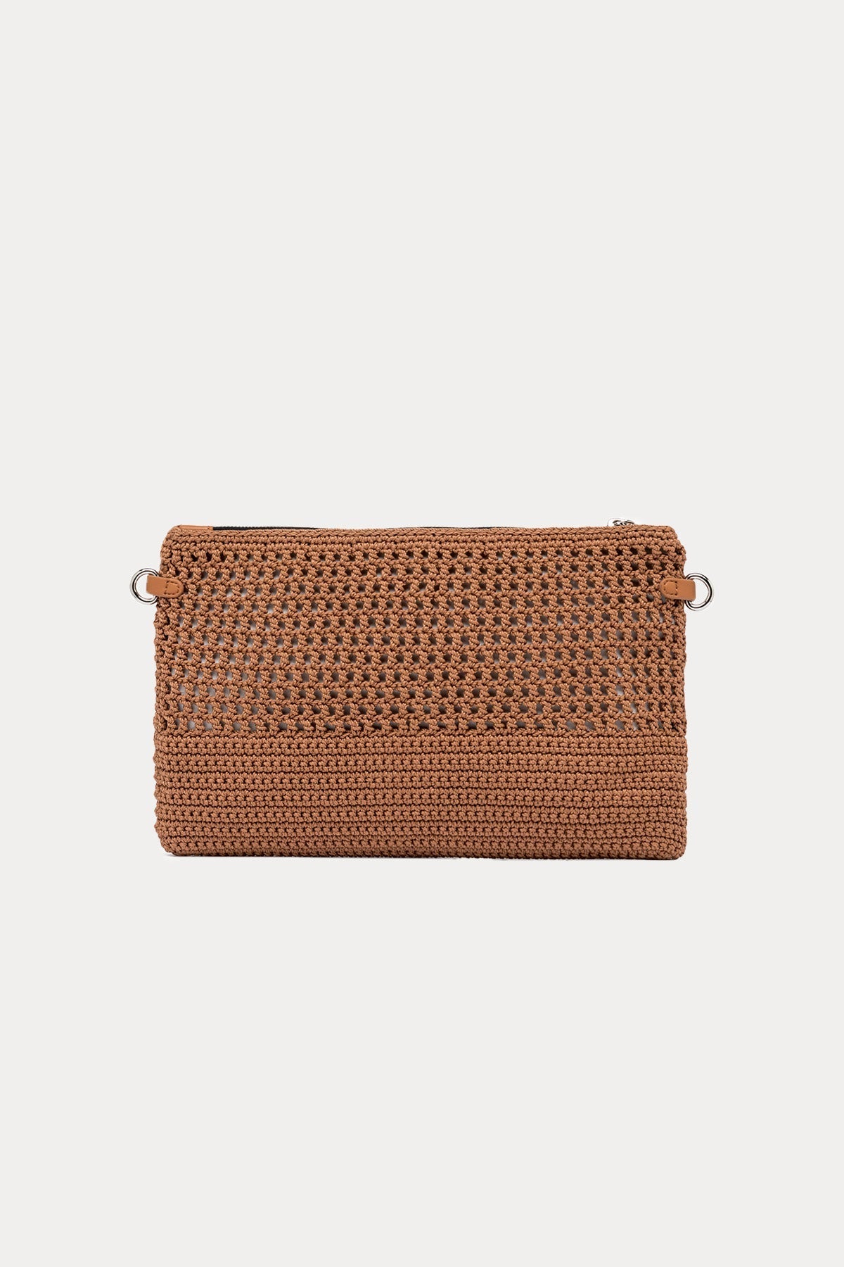 Gianni Chiarini Victoria Kanvas Örgü Clutch Çanta