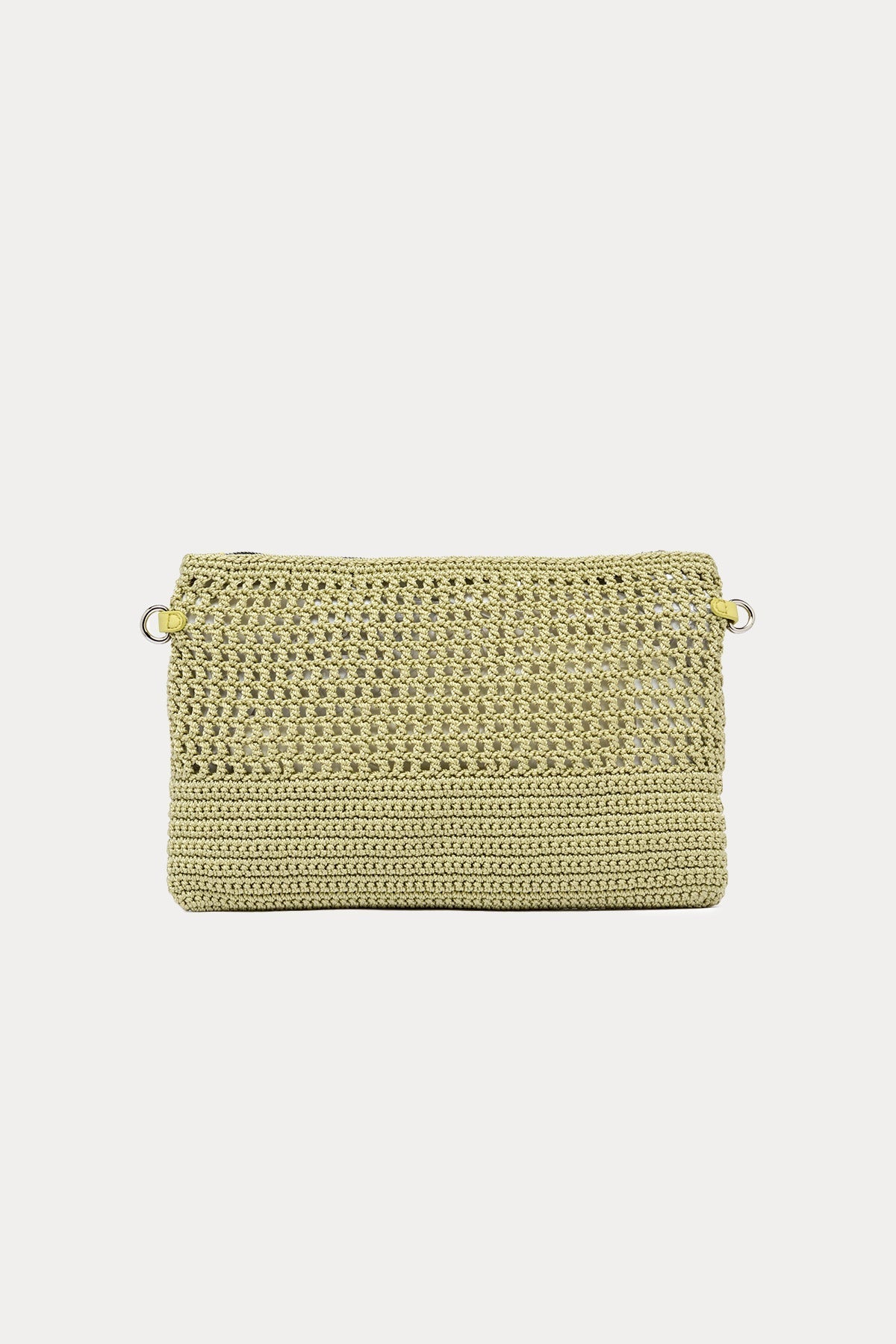 Gianni Chiarini Victoria Kanvas Örgü Clutch Çanta