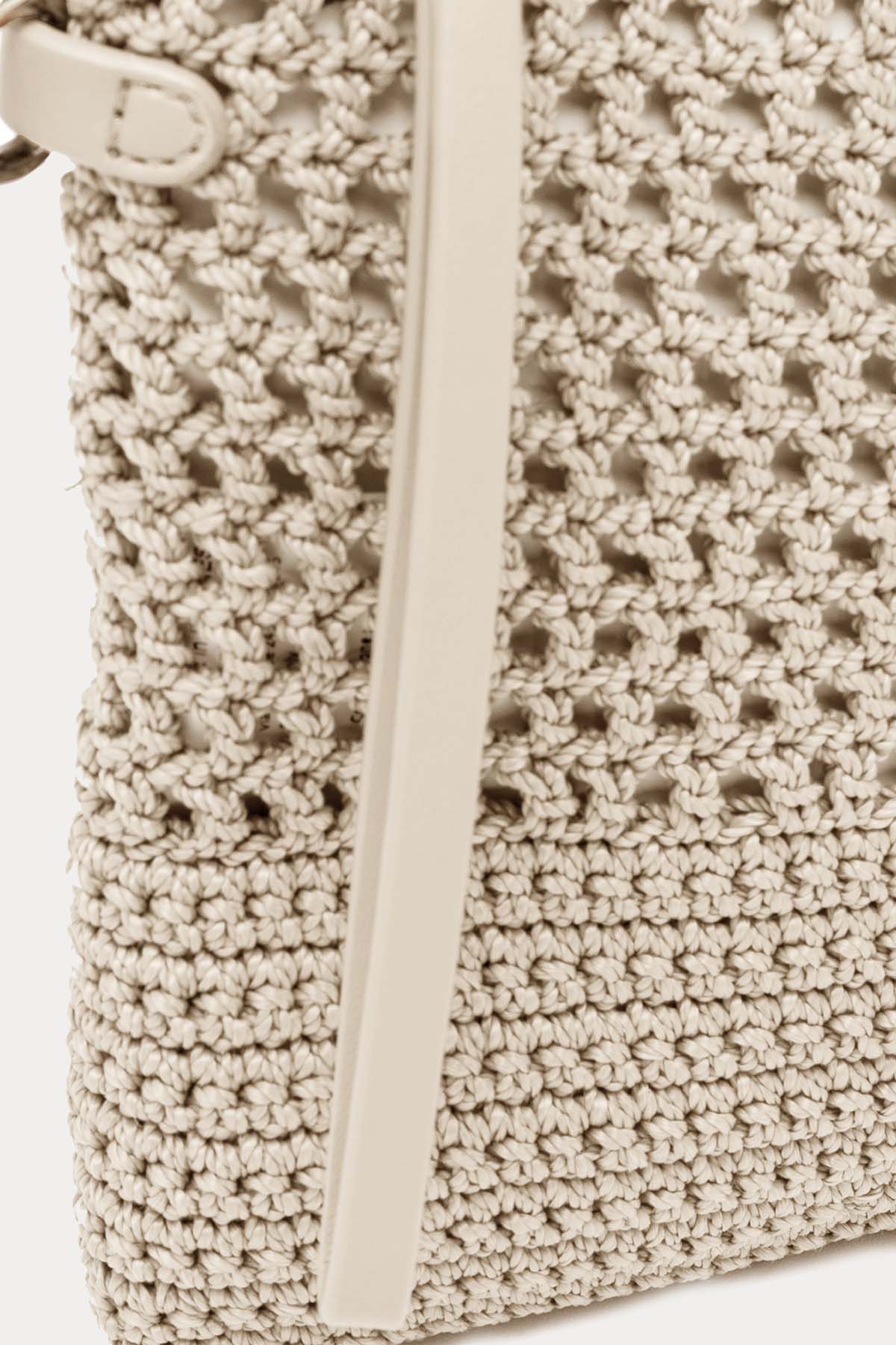 Gianni Chiarini Victoria Kanvas Örgü Clutch Çanta-Çanta-Libas