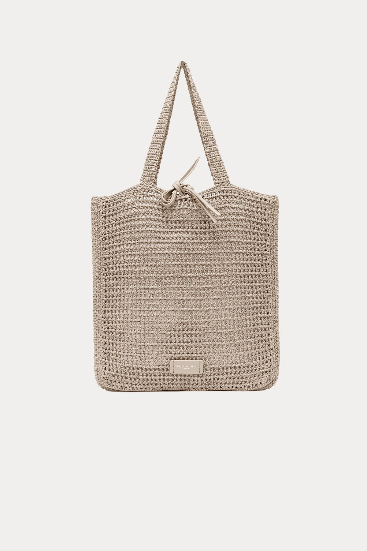 Gianni Chiarini Victoria Kanvas Örgü Shopping Bag Çanta