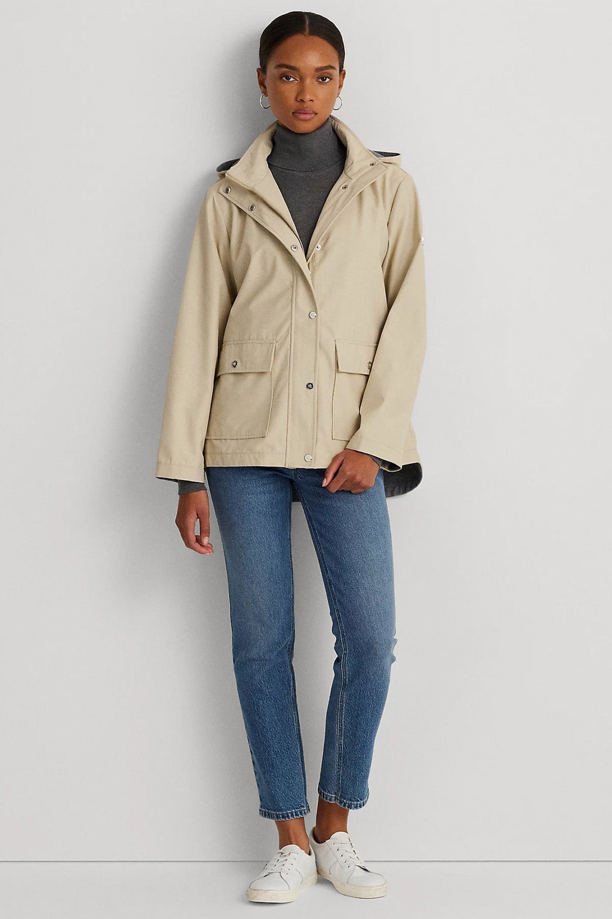 Polo Ralph Lauren Kapüşonlu Cep Detaylı Mont Ceket