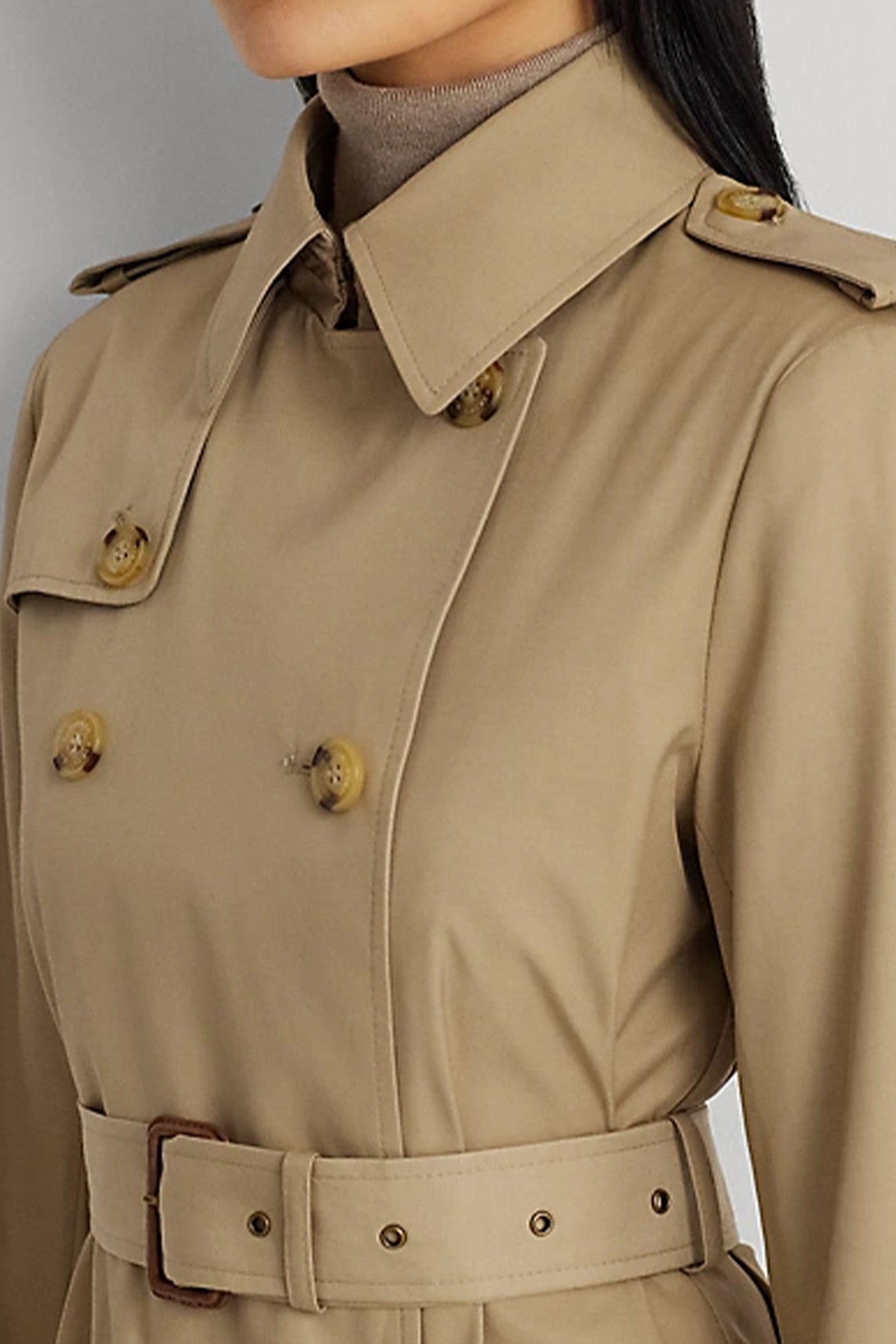 Polo Ralph Lauren Kruvaze Kemerli Trençkot