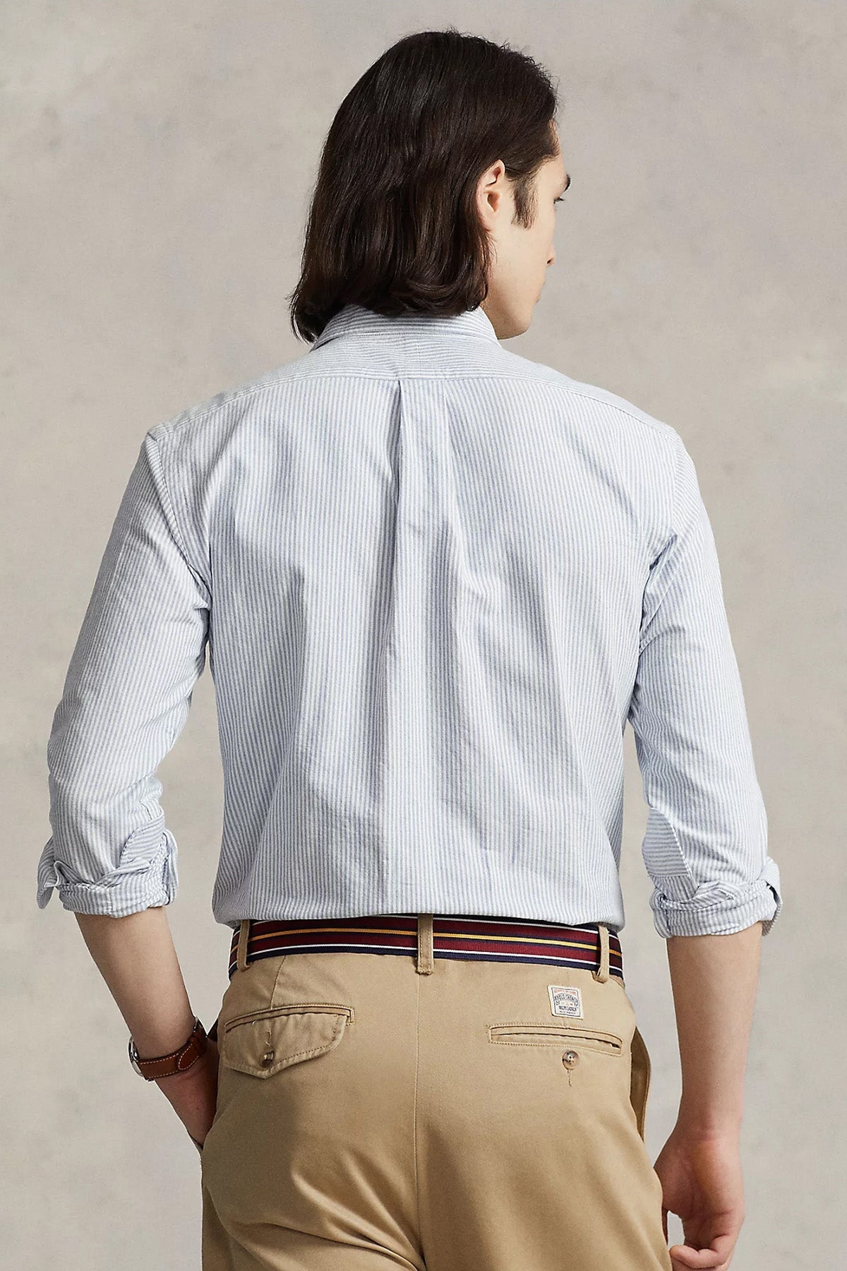 Polo Ralph Lauren Custom Fit Çizgili Oxford Gömlek