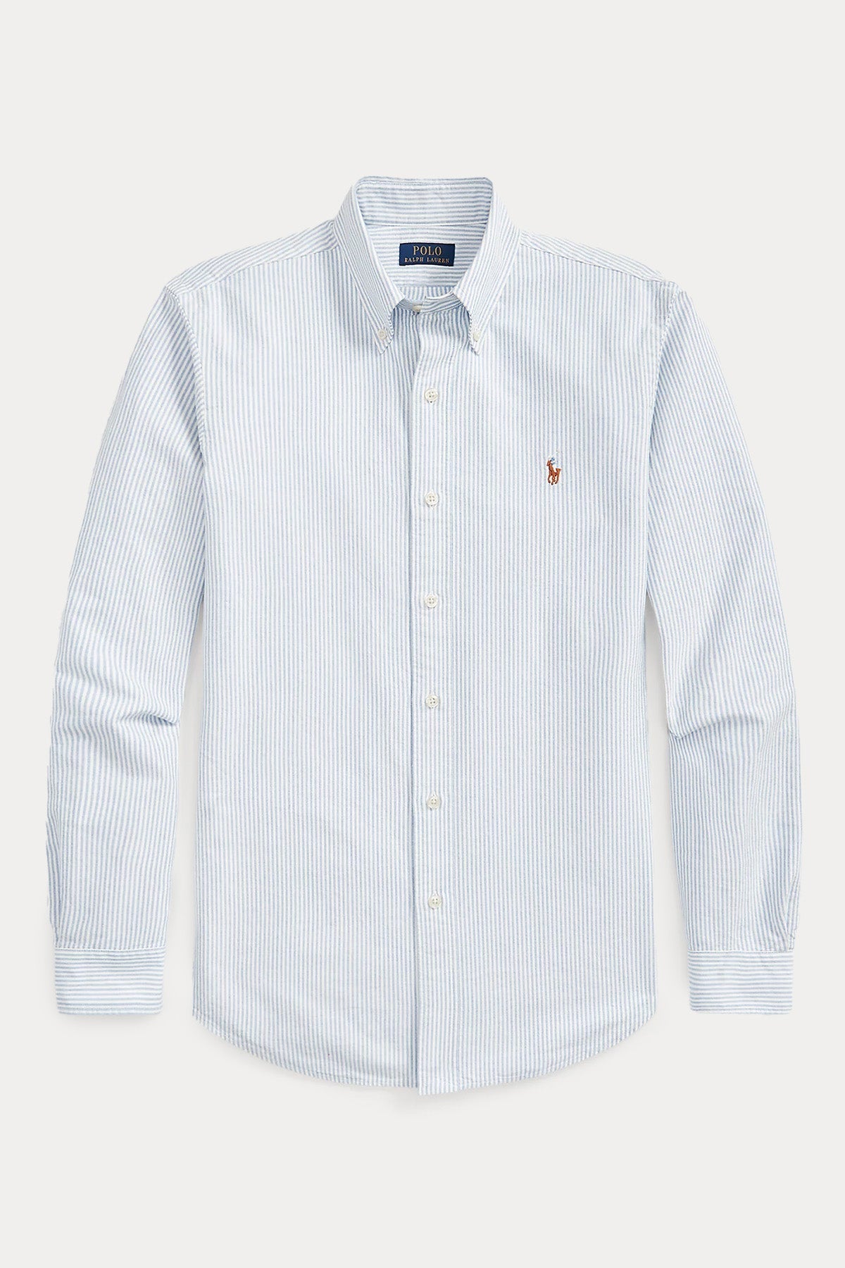 Polo Ralph Lauren Custom Fit Çizgili Oxford Gömlek