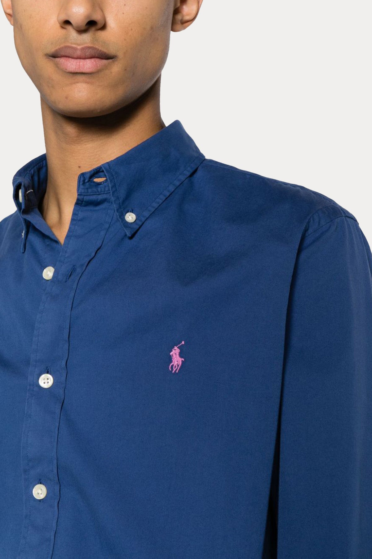 Polo Ralph Lauren Slim Fit Feather Weight Twill Gömlek-Gömlek-Libas