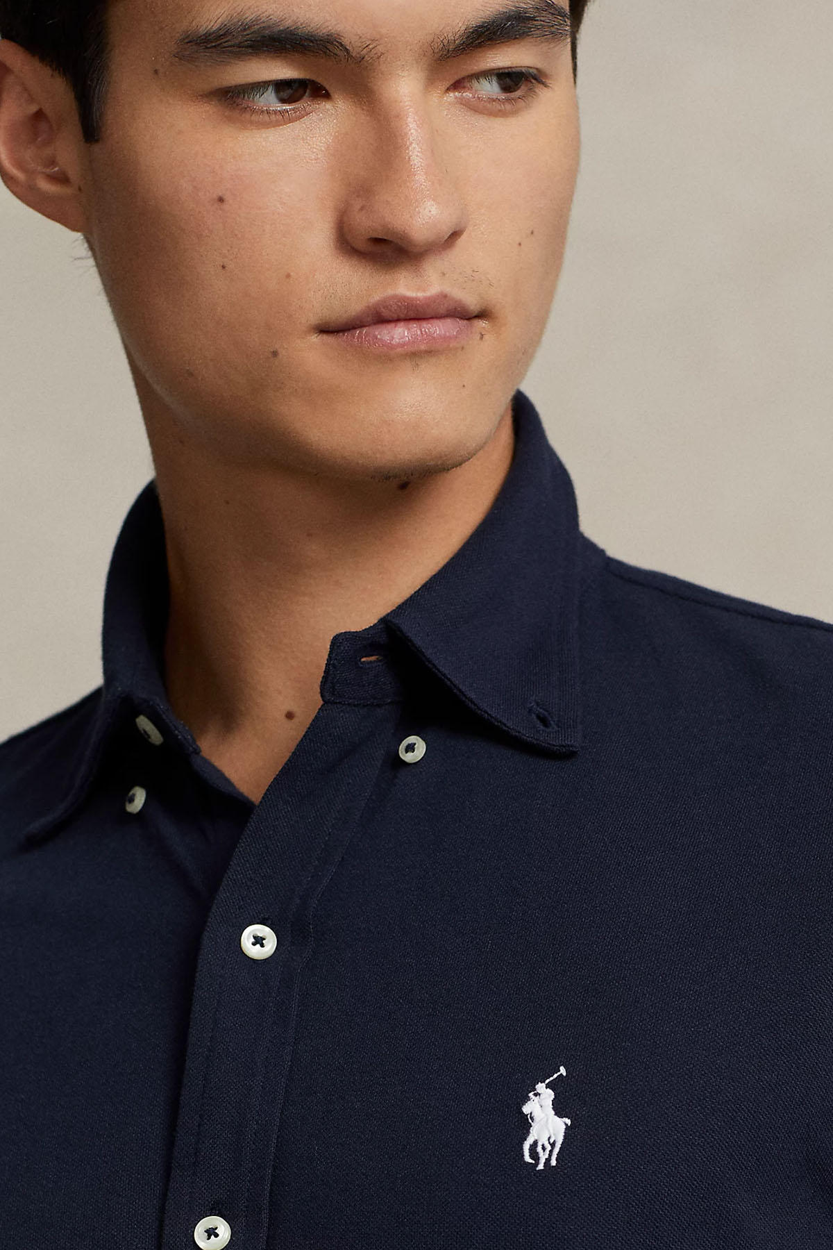 Polo Ralph Lauren Custom Fit Featherweight Mesh Gömlek