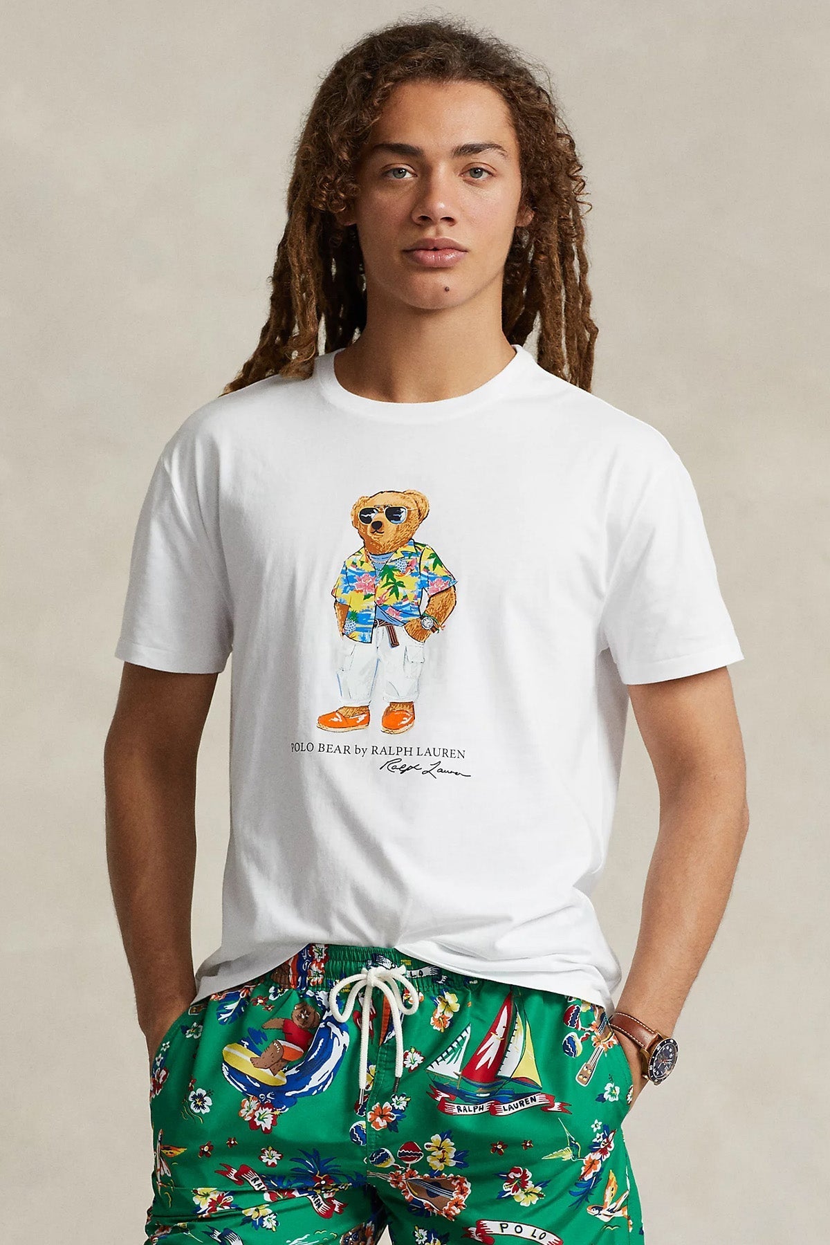 Polo Ralph Lauren Classic Fit Yuvarlak Yaka Polo Bear T-shirt