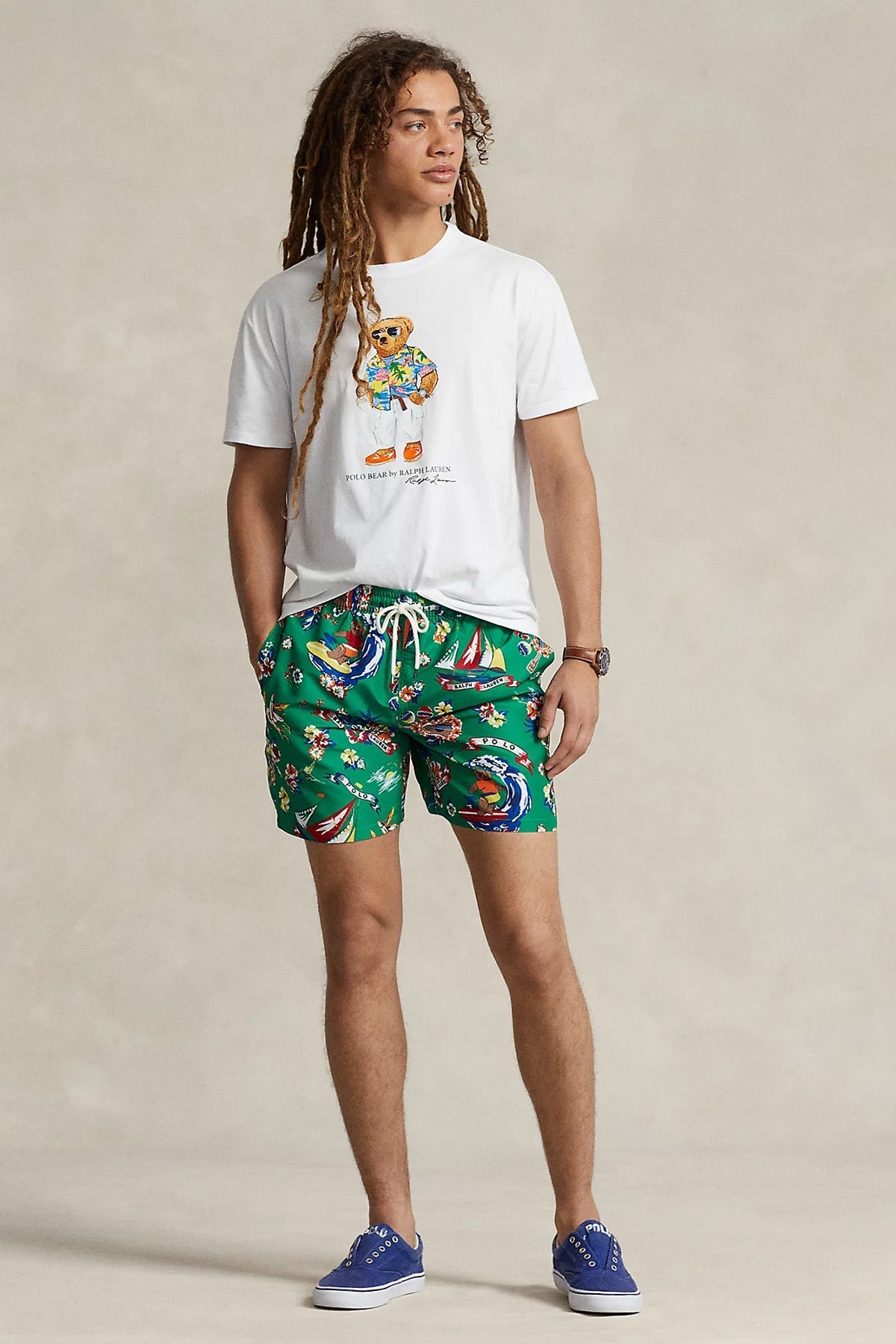 Polo Ralph Lauren Classic Fit Yuvarlak Yaka Polo Bear T-shirt