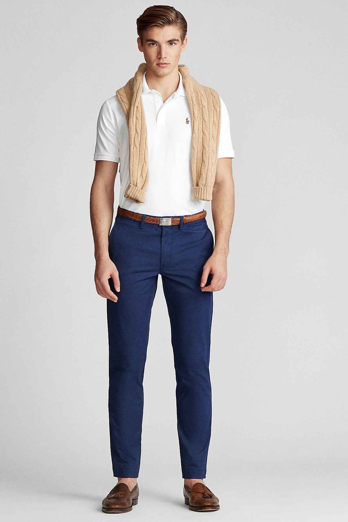 Polo Ralph Lauren Custom Slim Fit Polo Yaka T-shirt