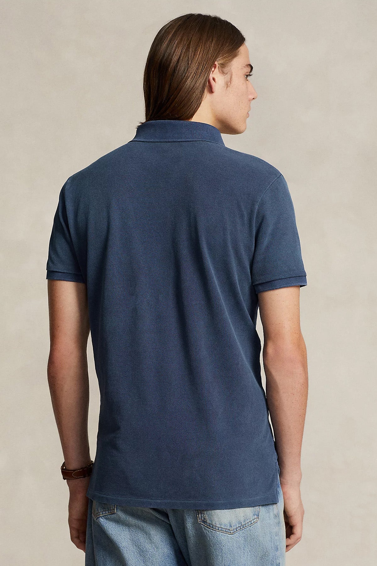 Polo Ralph Lauren Custom Slim Fit Polo Bear Polo Yaka T-shirt