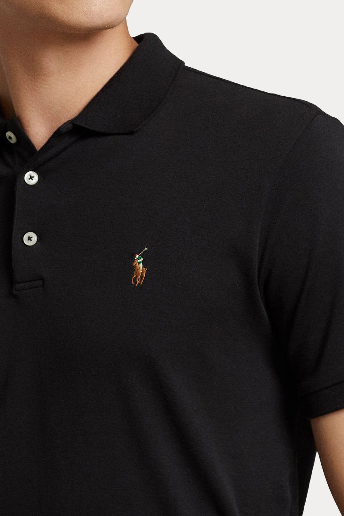 Polo Ralph Lauren Custom Slim Fit Polo Yaka T-shirt