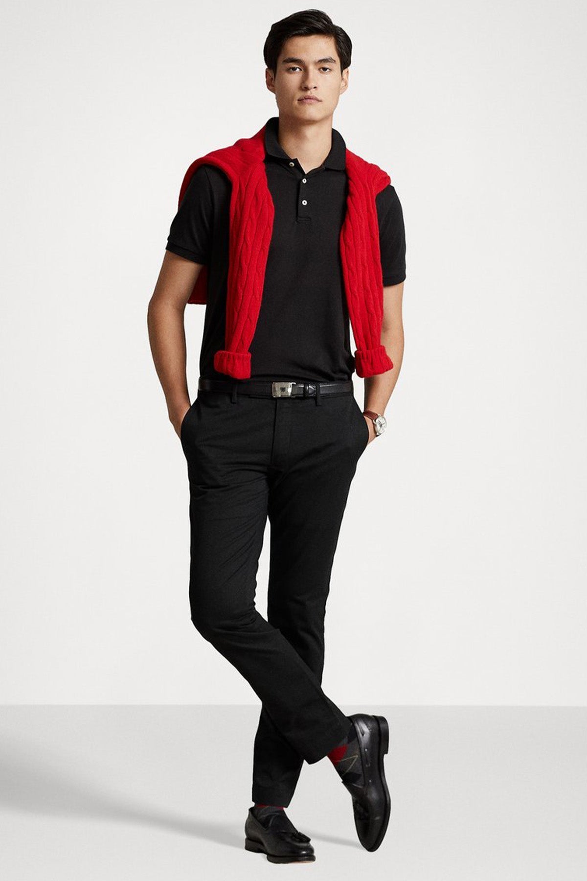 Polo Ralph Lauren Custom Slim Fit Polo Yaka T-shirt