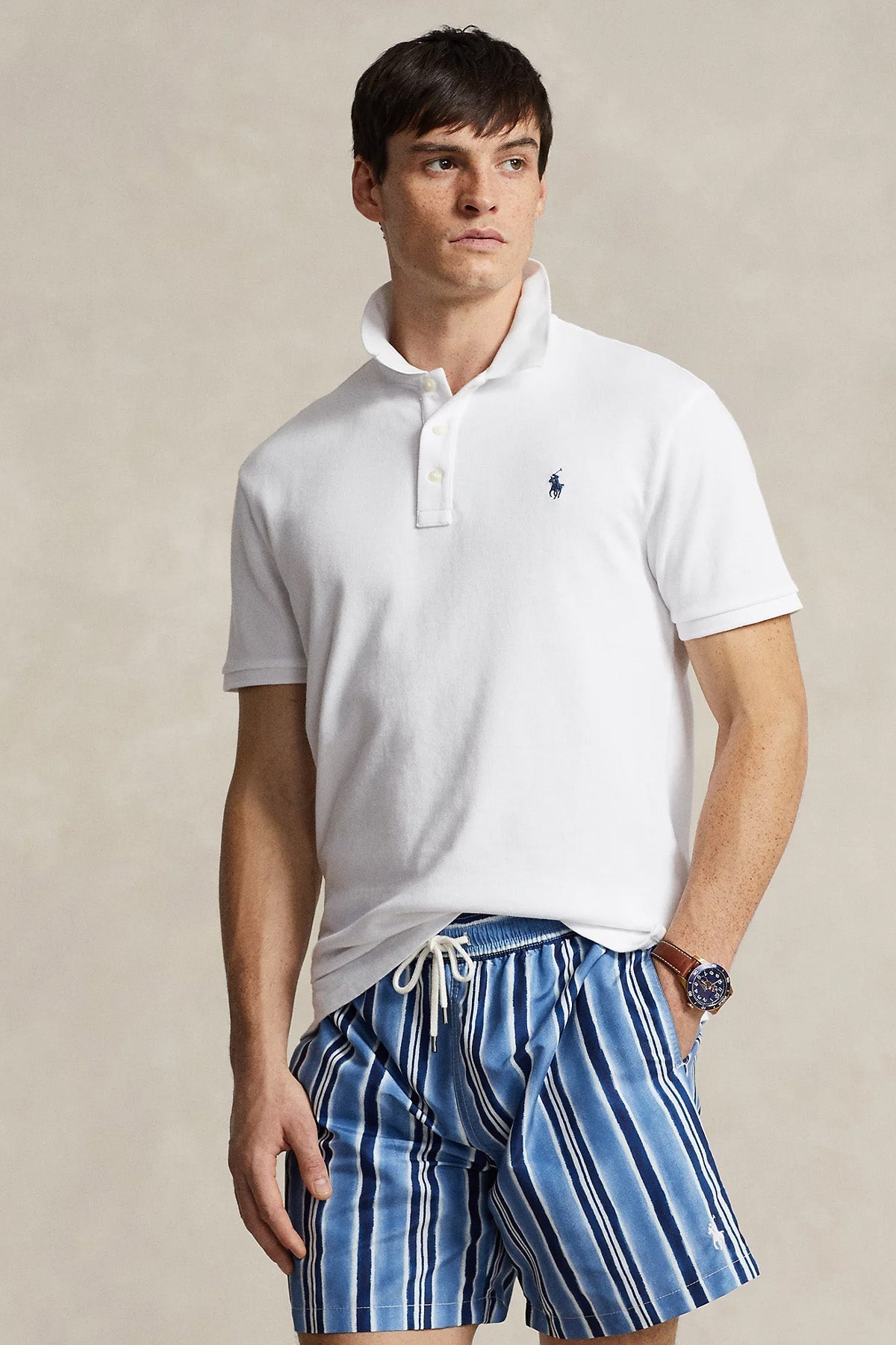 Polo Ralph Lauren Custom Fit Polo Yaka T-shirt-T-shirt-Libas