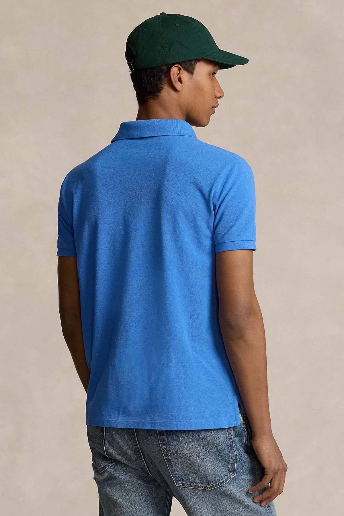 Polo Ralph Lauren Custom Slim Fit Polo Bear Polo Yaka T-shirt