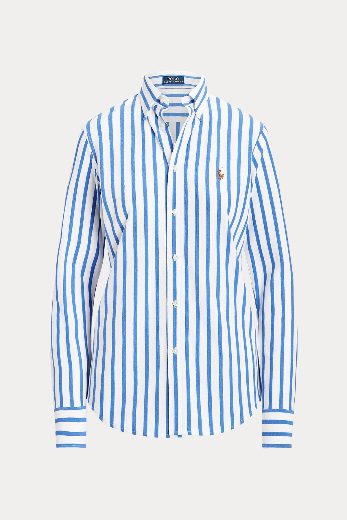 Polo Ralph Lauren Çizgili Knit Oxford Gömlek-Gömlek-Libas