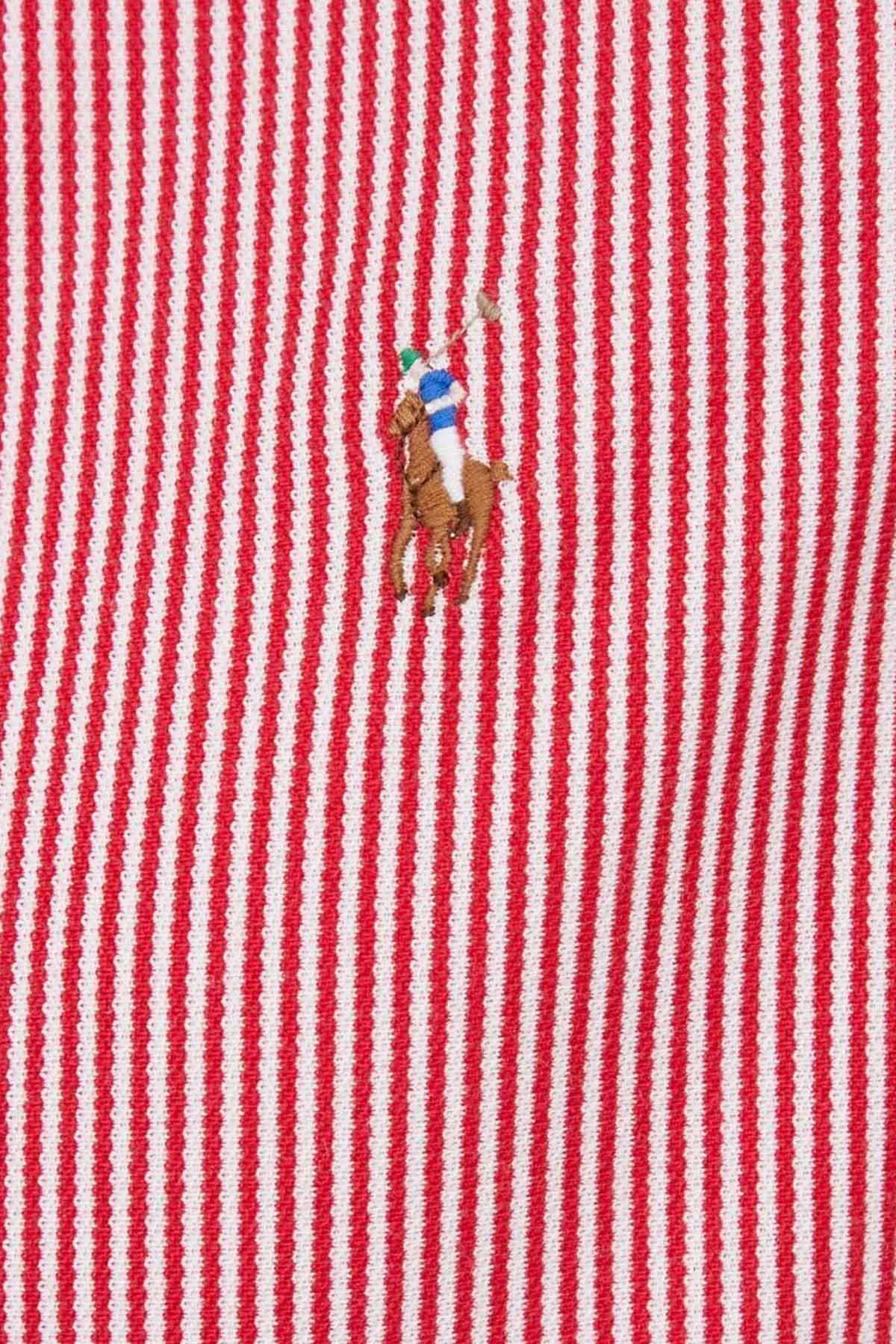 Polo Ralph Lauren Çizgili Knit Oxford Gömlek-Gömlek-Libas