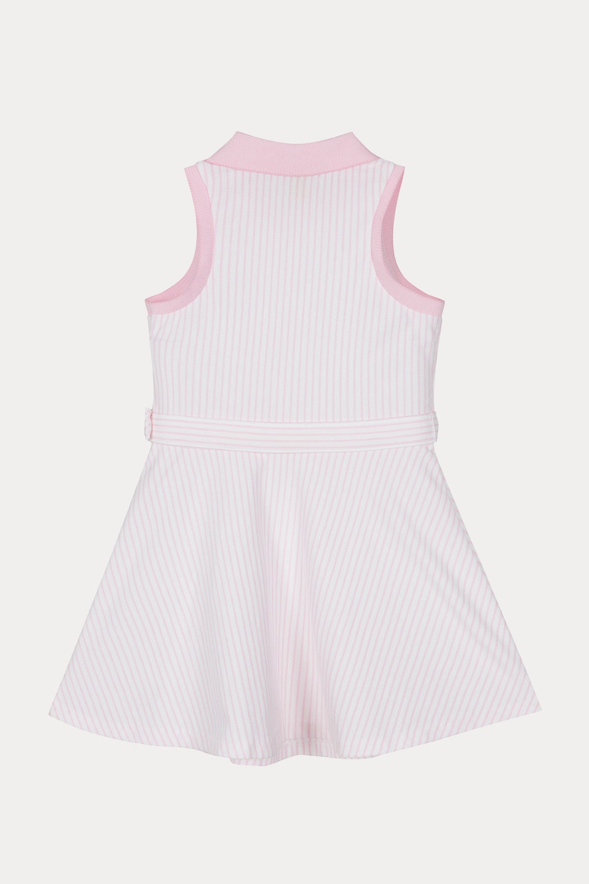 Polo Ralph Lauren Kids 2-4 Yaş Kız Çocuk Kemerli Çizgili Elbise