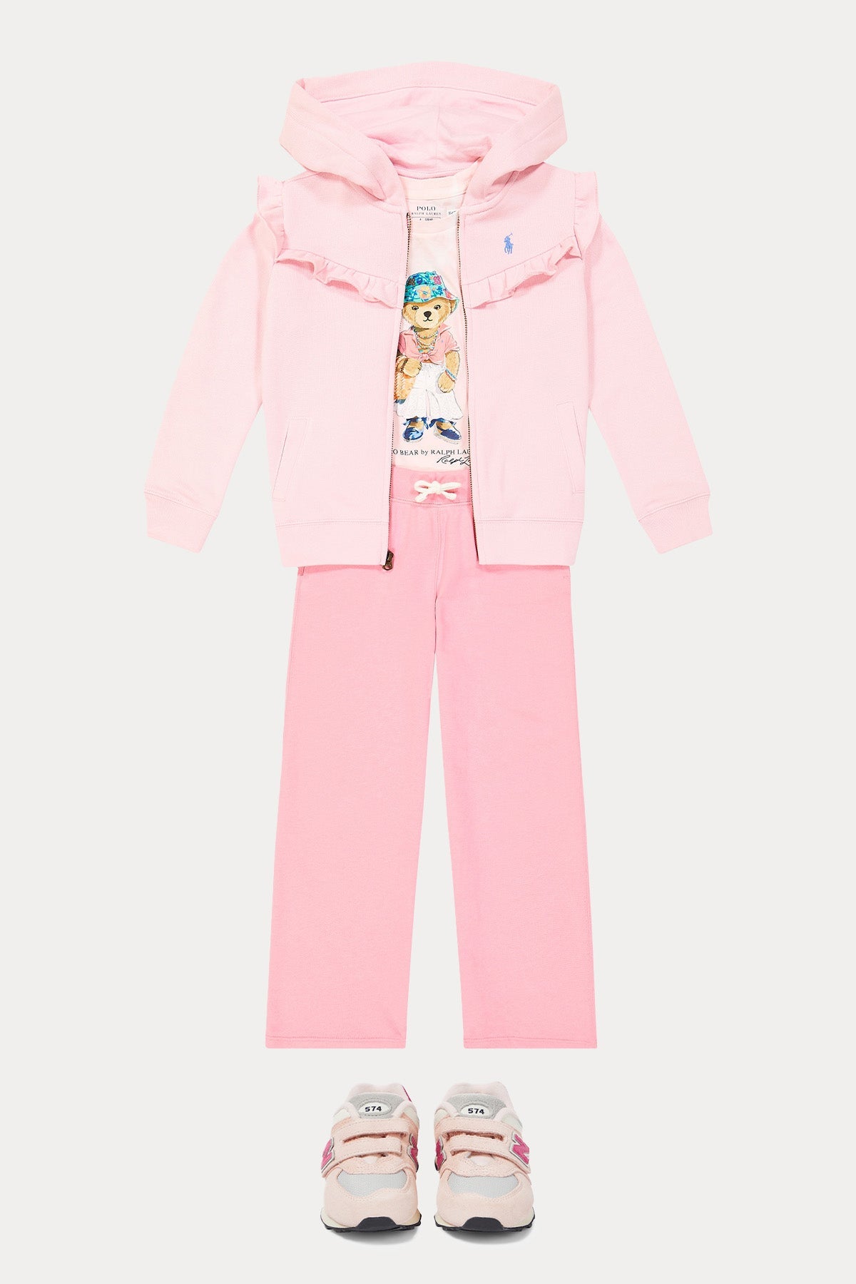 Polo Ralph Lauren Kids 2-6 Yaş Kız Çocuk Polo Bear T-shirt