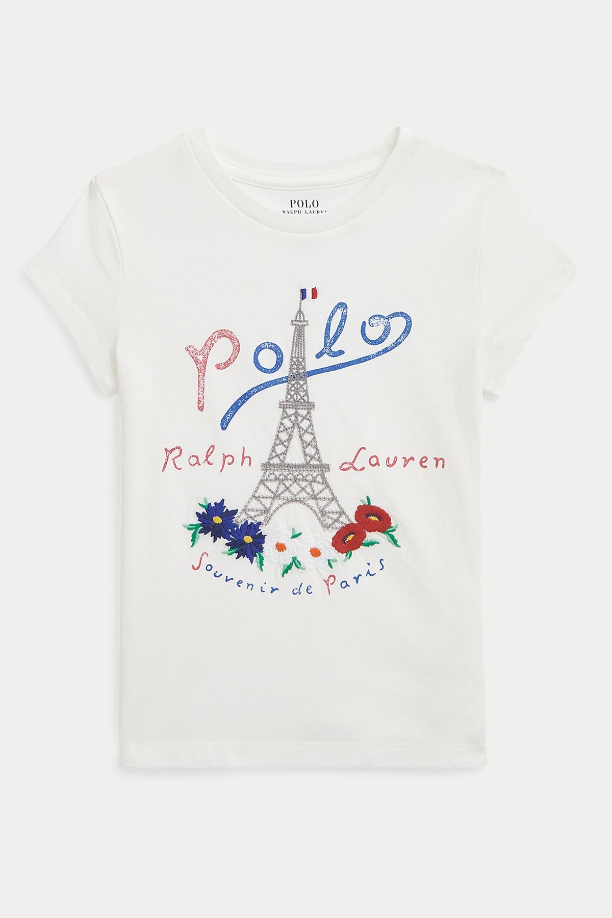 Polo Ralph Lauren Kids 3-5 Yaş Kız Çocuk Paris Temalı T-shirt