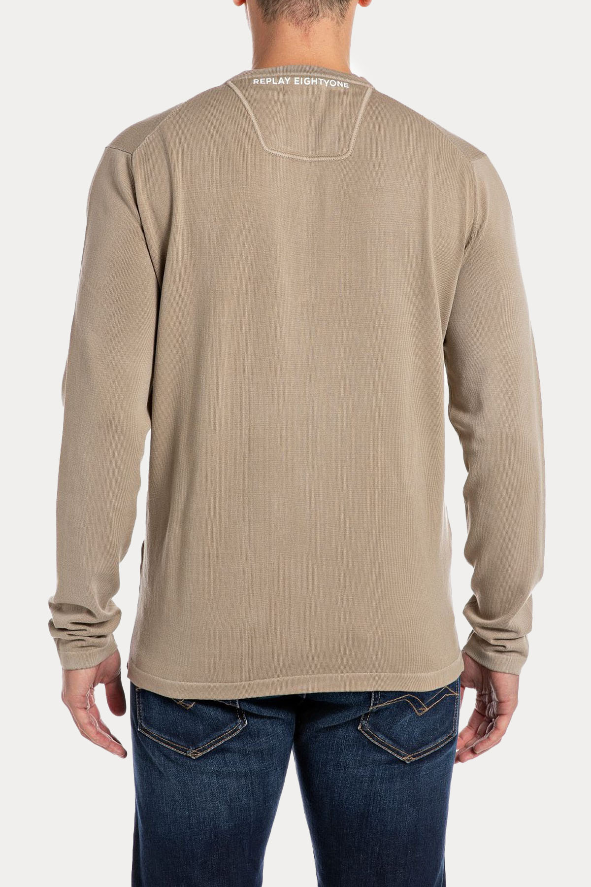 Replay Yuvarlak Yaka Örgü Triko