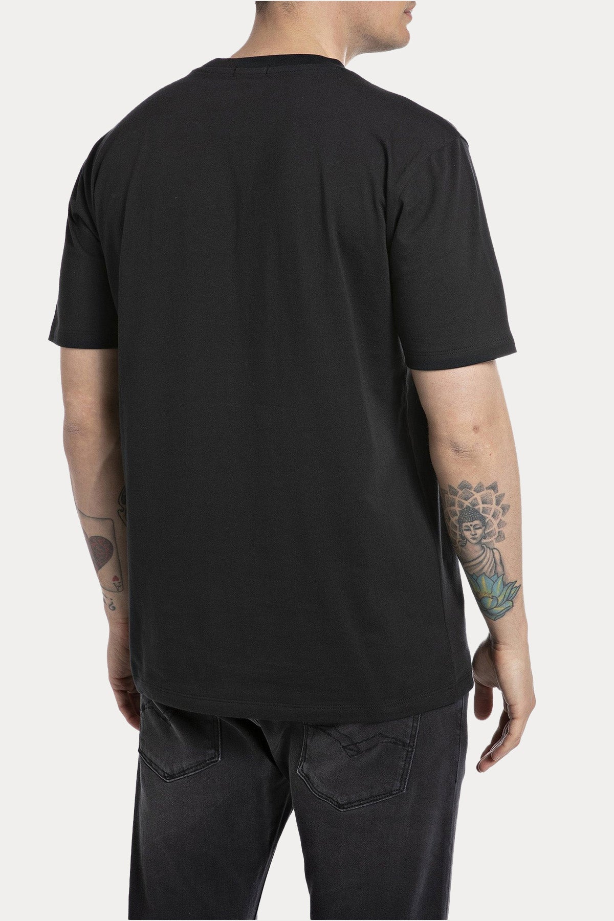 Replay Yuvarlak Yaka Logolu T-shirt