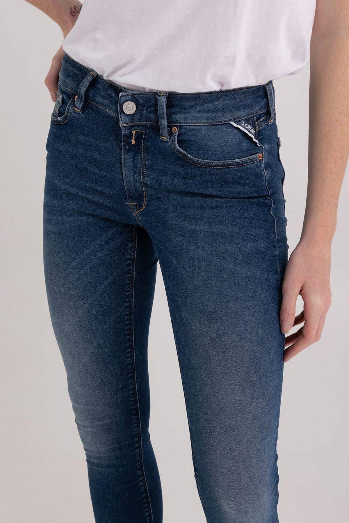 Replay Hyperflex Re-Used New Luz Skinny Fit Jeans