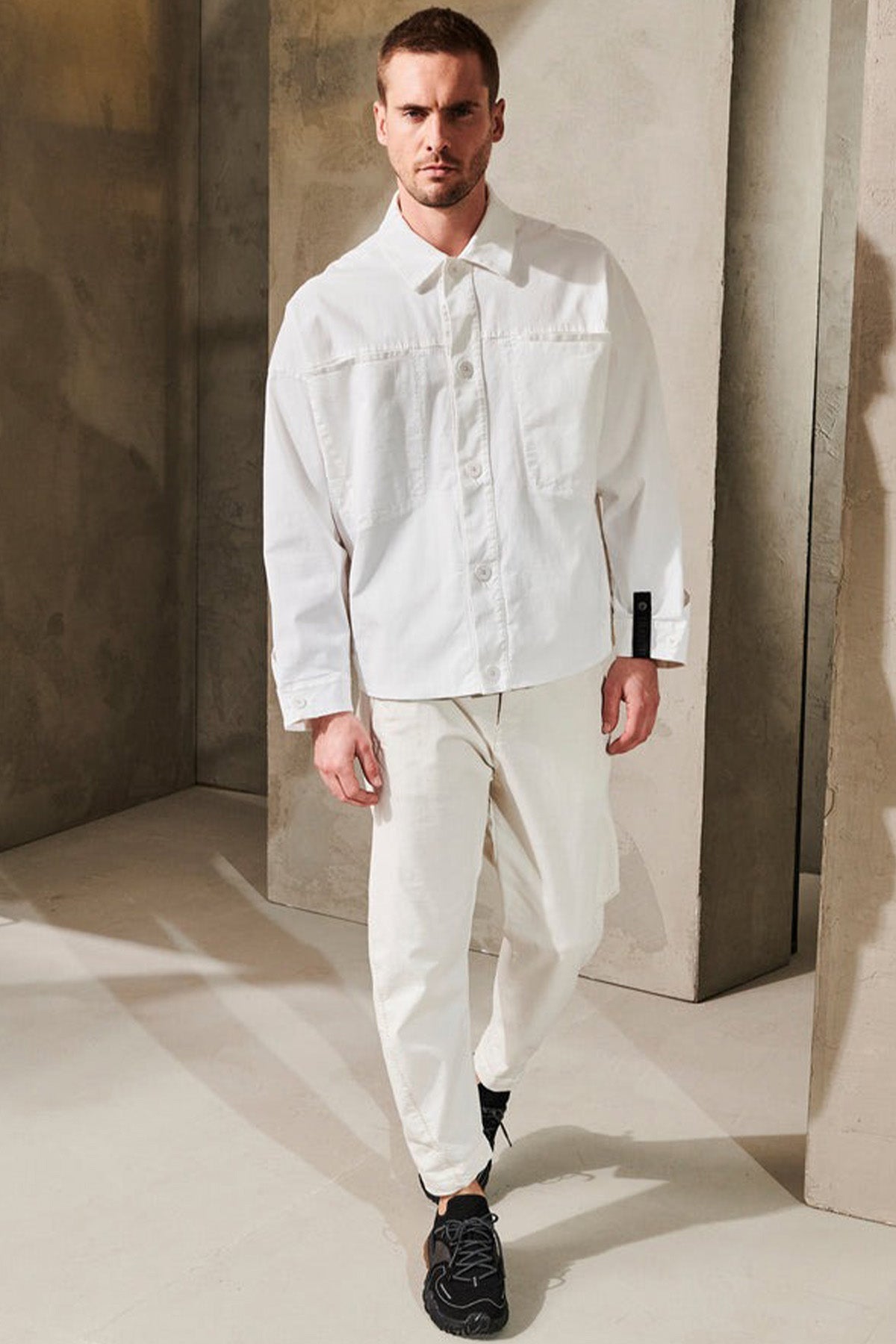 Transit Cep Detaylı Geniş Kesim Gömlek Ceket