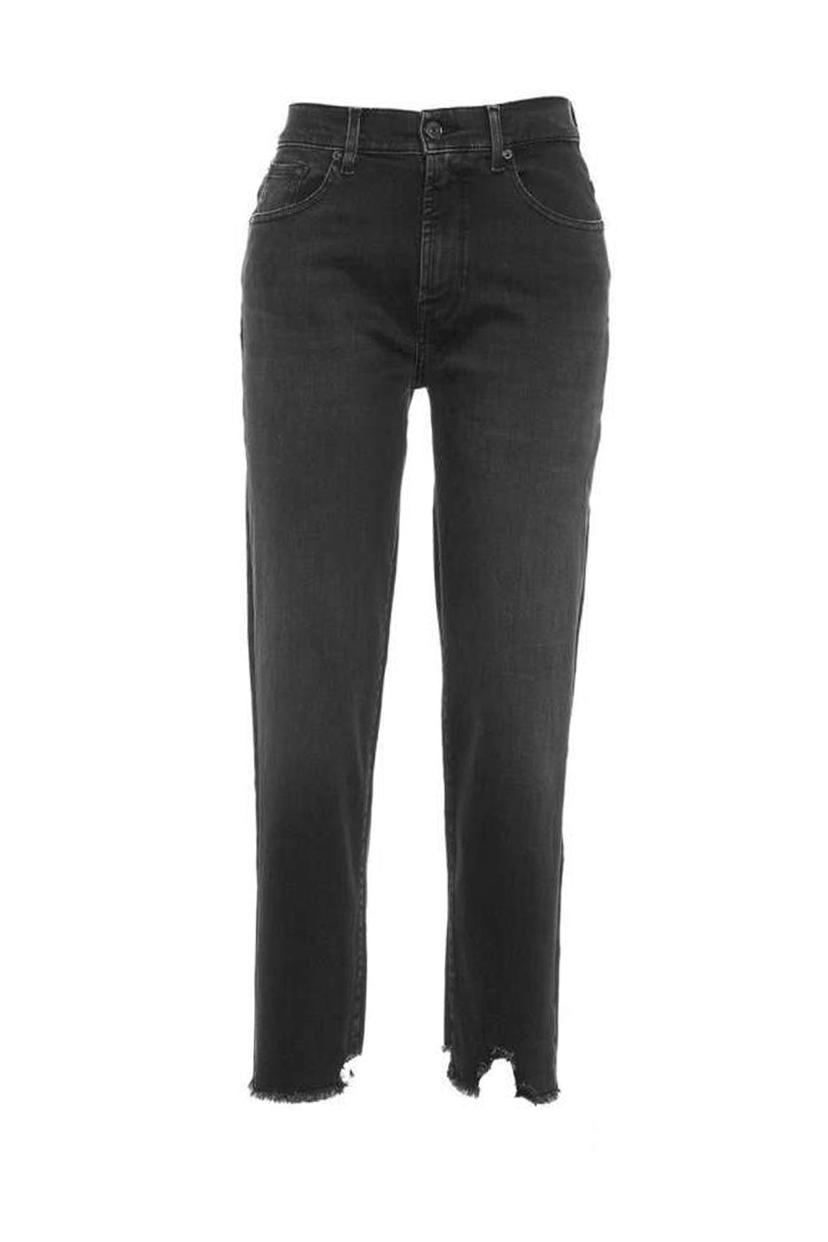 7 For All Mankind Malia Luxe Vintage Straight Fit Streç Jeans-Libas Trendy Fashion Store
