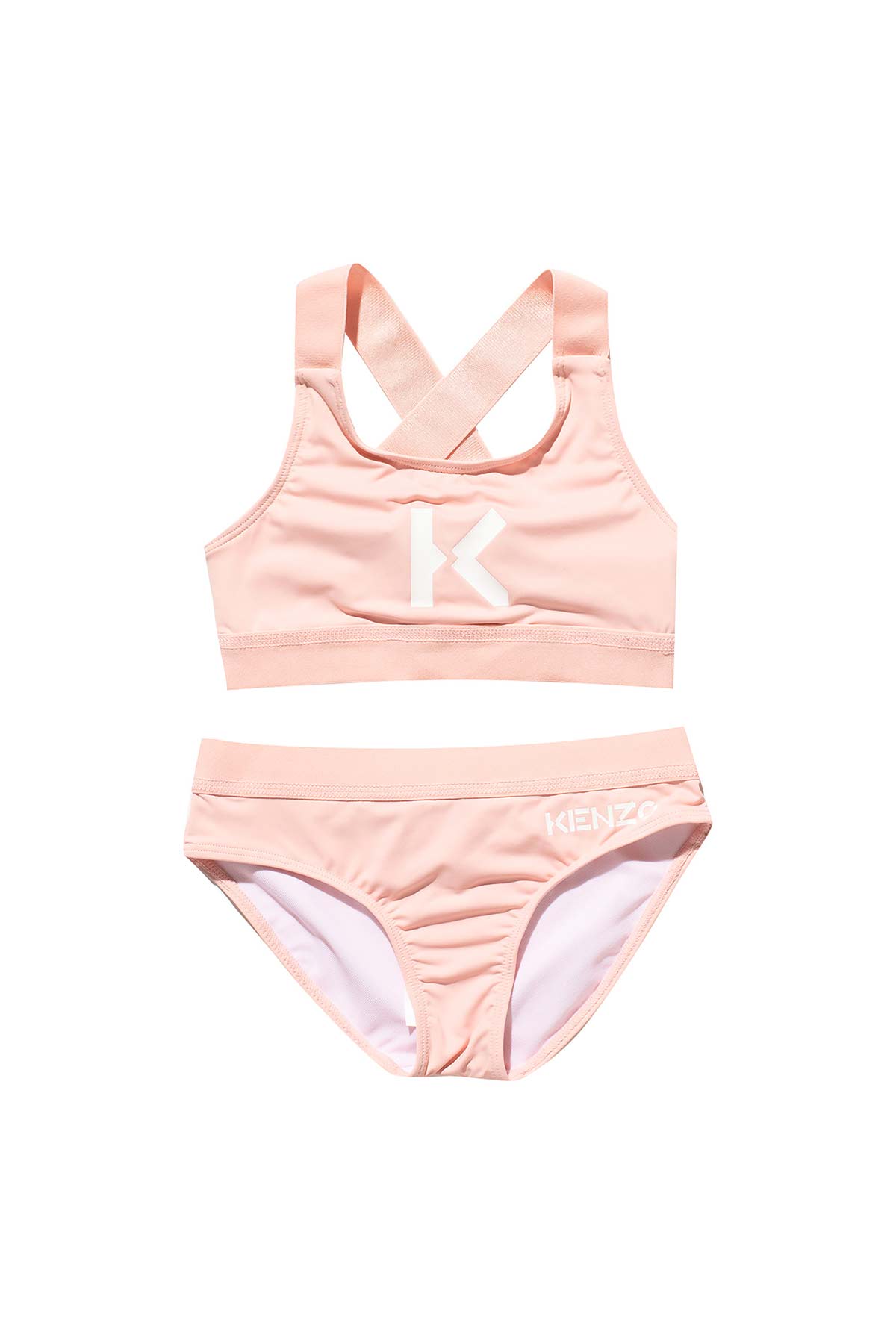 Kenzo Kids 2-6 Yaş Kız Çocuk Logolu Bikini-Libas Trendy Fashion Store