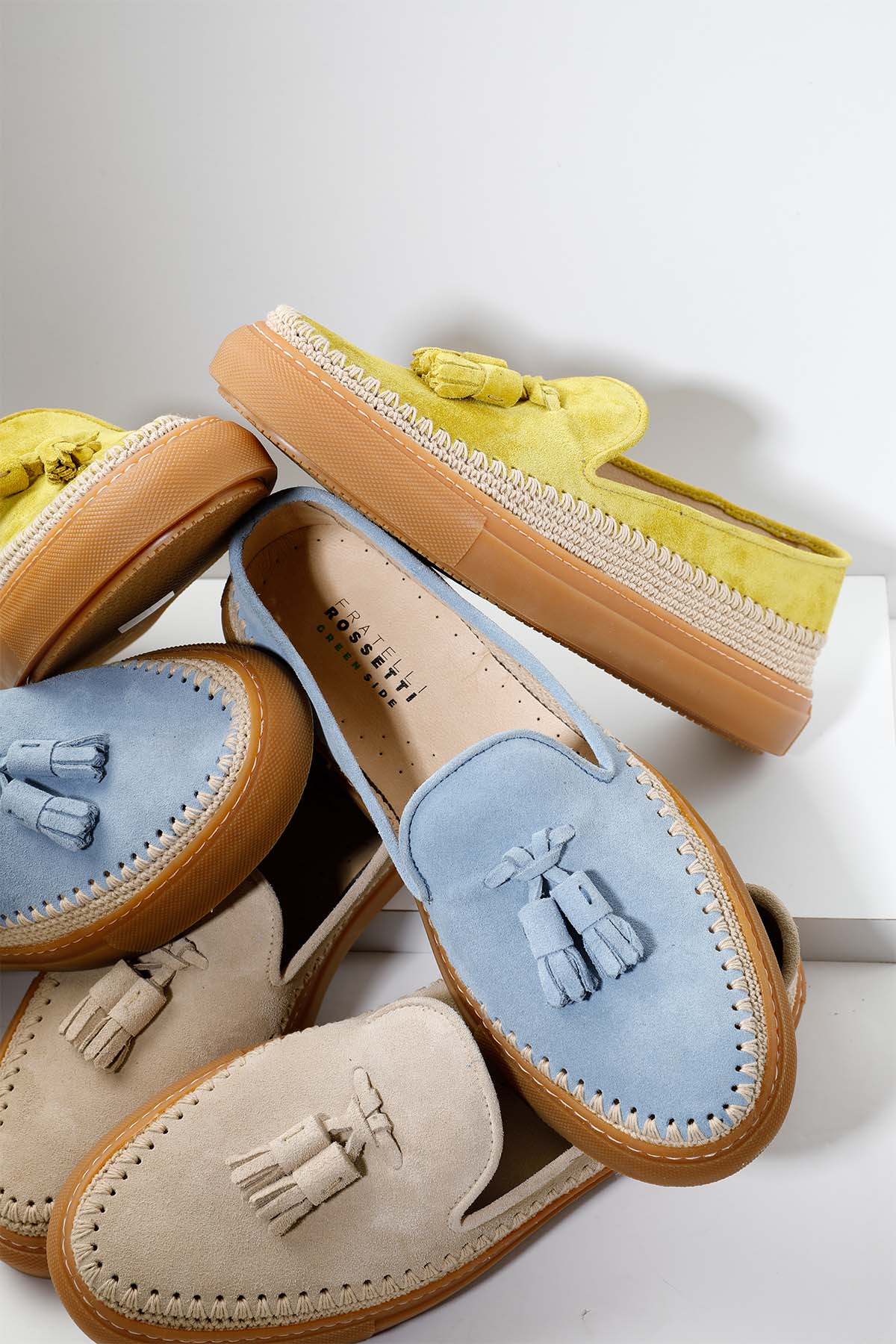 Fratelli Rossetti Brera Püsküllü Süet Loafer Ayakkabı-Libas Trendy Fashion Store