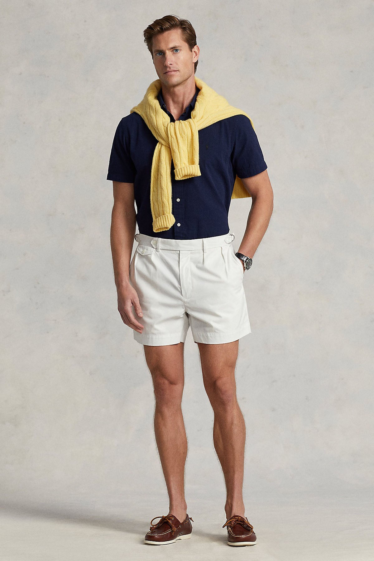 Polo Ralph Lauren Custom Fit Kırışmaz Gofre Kumaş Gömlek-Libas Trendy Fashion Store