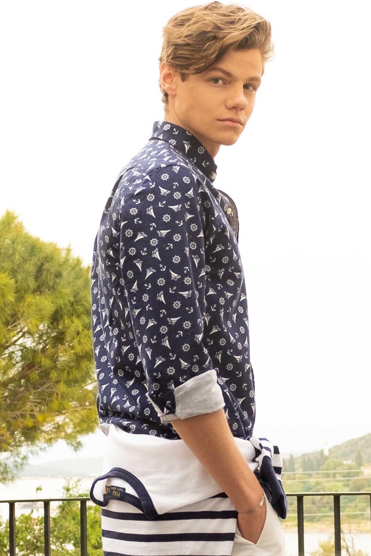 Polo Ralph Lauren Slim Fit Marin Gömlek-Libas Trendy Fashion Store